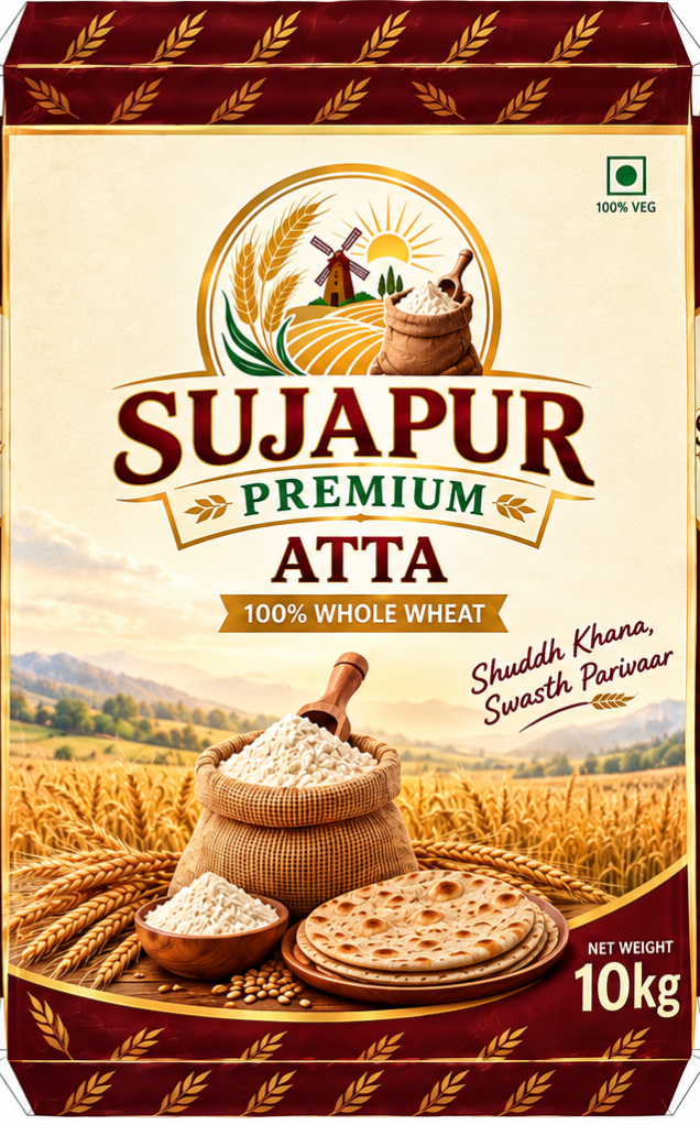 Sujapur Premium Atta 10kg Pack