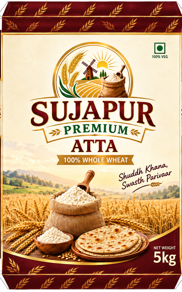 Sujapur Premium Atta 5kg Pack